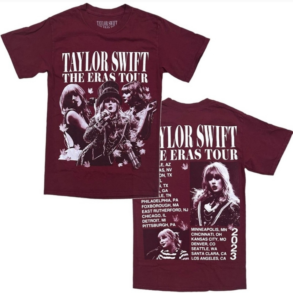 🆕️ Taylor Swift Eras Tour Official Merch Graphic Tee